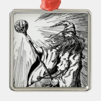 魔法使い メタルオーナメント