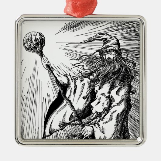 魔法使い メタルオーナメント (正面)