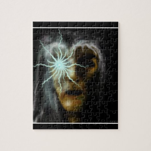 魔法使い(日焼け) ジグソーパズル (縦)