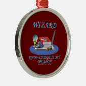 魔法使い: 知識は私の武器です メタルオーナメント (右)