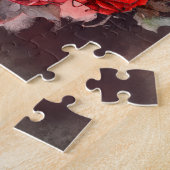 魔法使い | 赤い目のスモークした悪魔のバラ ジグソーパズル (側面)