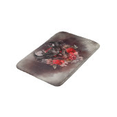 魔法使い | 赤い目のスモークした悪魔のバラ バスマット (アングル)