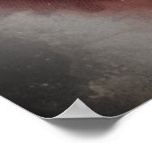 魔法使い | 赤い目を持つ暗白熱［赤熱］光を放つい角の悪魔 ポスター (角)