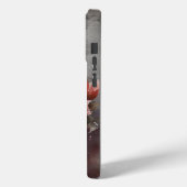 魔法使い | 赤い目を持つ暗白熱［赤熱］光を放つい角の悪魔 Case-Mate iPhoneケース (裏面 / 左)