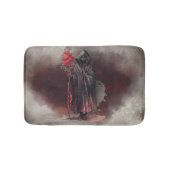 魔法使い | 闇の暗い魔女白熱［赤熱］光を放つ赤い目 バスマット (正面)