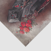 魔法使い | 闇の暗い魔女白熱［赤熱］光を放つ赤い目 薄葉紙 (詳細)