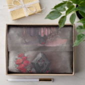 魔法使い | 闇の暗い魔女白熱［赤熱］光を放つ赤い目 薄葉紙 (ギフト)