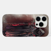 魔法使い | 闇の暗い魔女白熱［赤熱］光を放つ赤い目 Case-Mate iPhoneケース (裏面 (横))