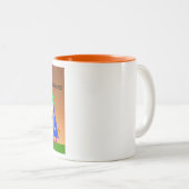 魔法使素晴らしい会計士とジェスター ツートーンマグカップ (正面右)