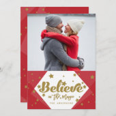 魔法信じのホリデーカード シーズンカード (正面/裏面)