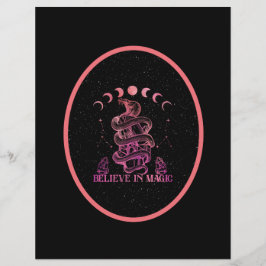 魔法信じ天測ウィッカ信者スクラップブック紙