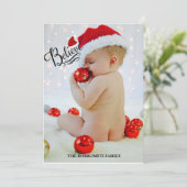 魔法信じ・クリスマス・フォトカードの「」 シーズンカード (スタンド正面)