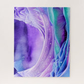 魔法凍っていアイスシーズデジタルアート ジグソーパズル (縦)