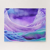 魔法凍っていアイスシーズデジタルアート ジグソーパズル (横)