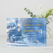 魔法列車誕生日招待状 招待状 (スタンド正面)