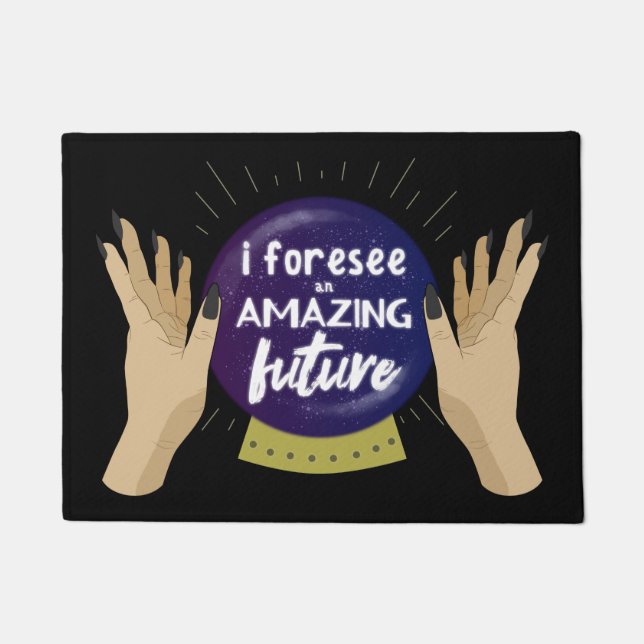 魔法占い師、霊魂 ドアマット (正面)