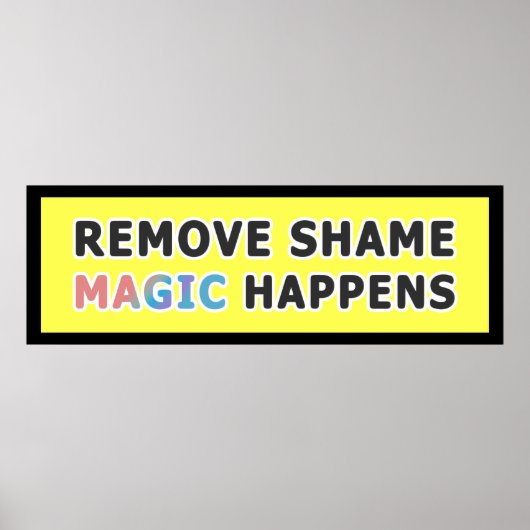 魔法句を受け入感動的れる ポスター (正面)