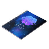 魔法名と〔占星術の〕十二宮図記号Gemini Notebook ノートブック (左側)