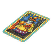 魔法呪文とハロウィーンフード，フクロウウィザード マグネット (左側)