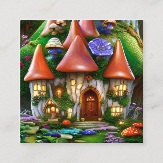 魔法図 スクエア名刺 (正面)