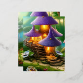 魔法図 箔シーズンポストカード (正面/裏面)