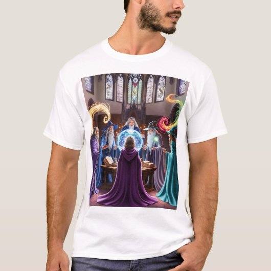 魔法城の魔法使い Tシャツ (正面)
