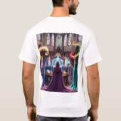 魔法城の魔法使い Tシャツ (裏面)