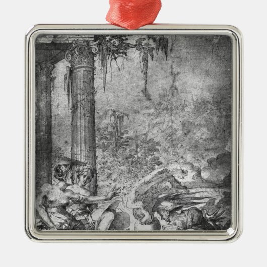 魔法場面 メタルオーナメント (正面)