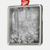 魔法場面 メタルオーナメント (左)