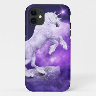 魔法夜によって魅了されるユニコーンの王国 iPhone 11 ケース