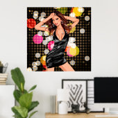 魔法夜 ポスター (ホームオフィス)