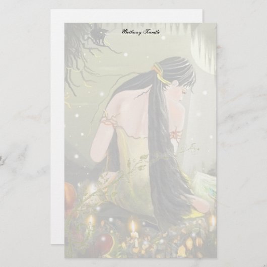 魔法夜 便箋 (正面/裏面)