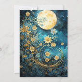 魔法天星宇宙金ゴールドスターズムーン 招待状 (裏面)