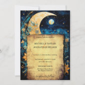 魔法天星宇宙金ゴールドスターズムーン 招待状 (正面)