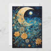 魔法天星宇宙金ゴールドスターズムーン 招待状 (裏面)