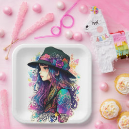 魔法女 ペーパープレート