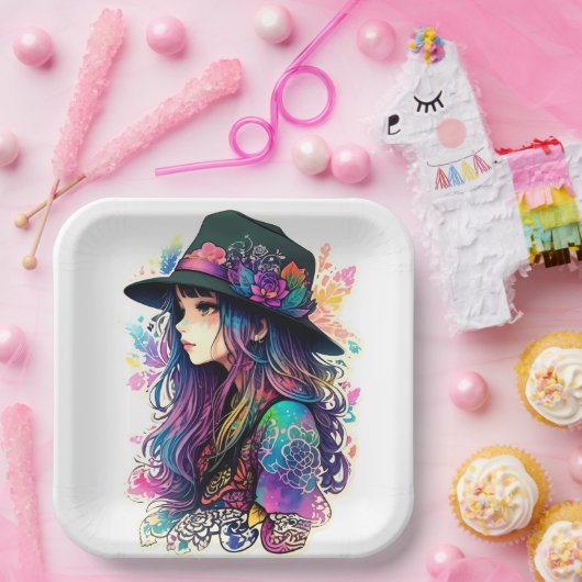 魔法女 ペーパープレート (パーティー)