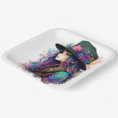 魔法女 ペーパープレート (傾斜あり)