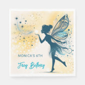魔法妖精の塵と星の子供の誕生日 スタンダードランチョンナプキン (正面)