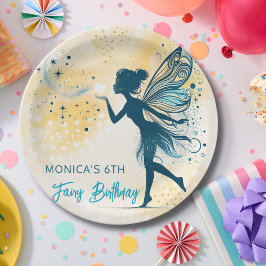魔法妖精の塵と星の子供の誕生日 ペーパープレート