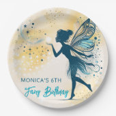 魔法妖精の塵と星の子供の誕生日 ペーパープレート (正面)