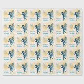 魔法妖精の塵と星の子供の誕生日 ラッピングペーパー (フラット)