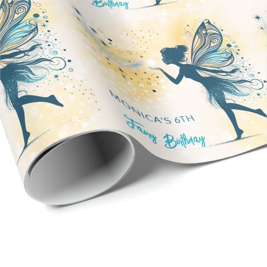 魔法妖精の塵と星の子供の誕生日 ラッピングペーパー (ロールコーナー)