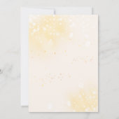 魔法妖精の塵と星の子供の誕生日 招待状 (裏面)