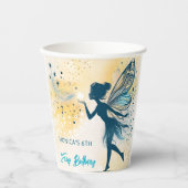 魔法妖精の塵と星の子供の誕生日 紙コップ (正面)