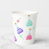 魔法妖精パーティー |ガールの誕生祝い 紙コップ (裏面)