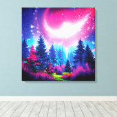 魔法宇宙林 キャンバスプリント (インサイチュ (ウッドフロア))