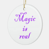 魔法実在が円オーナメント セラミックオーナメント (左)