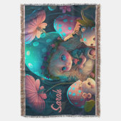 魔法小妖精や小人モーメント スローブランケット (正面縦)