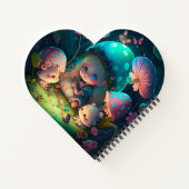 魔法小妖精や小人モーメント ノートブック (裏面)